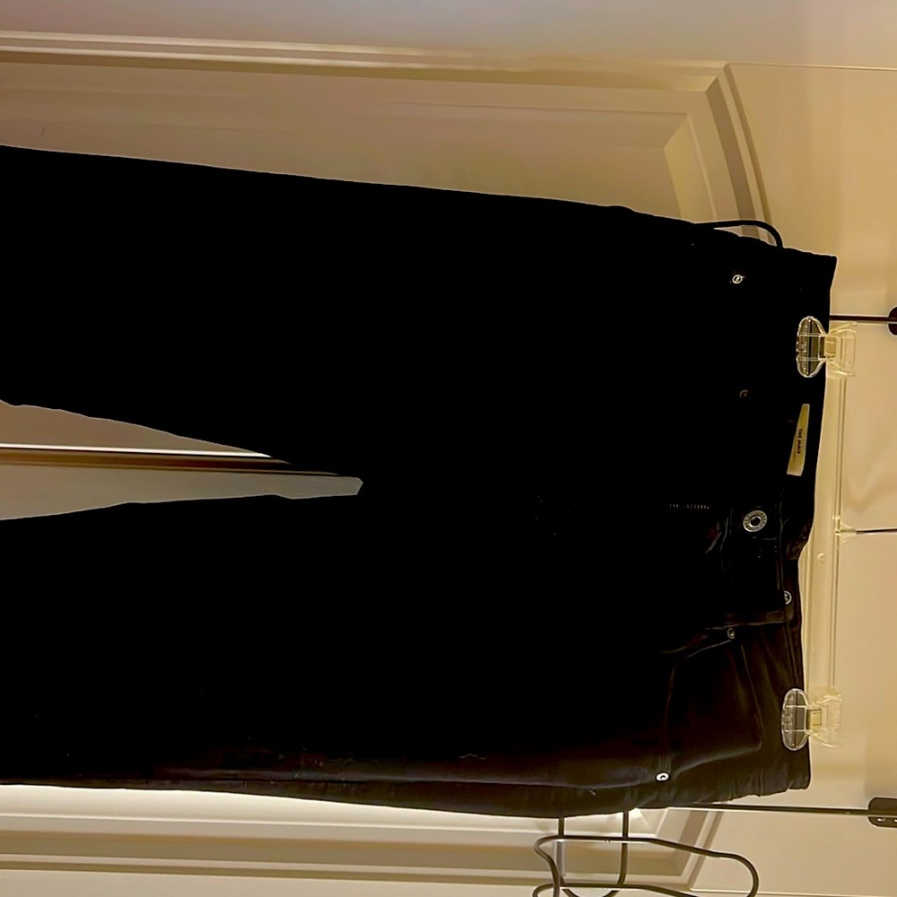 Adriano Goldschmed The Janis. High-rise flare Black Velvet jeans